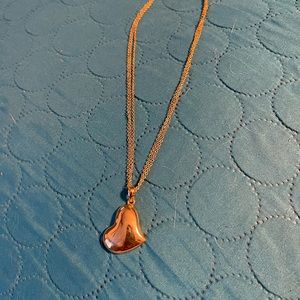 12” necklace with heart pendant